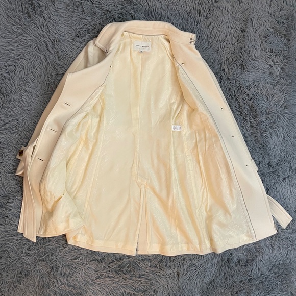 Banana Republic Womens Trench Wool Peacoat in cream white color - Picture 5 of 16